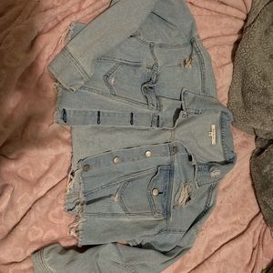 PacSun denim jacket, cropped, lightweight.